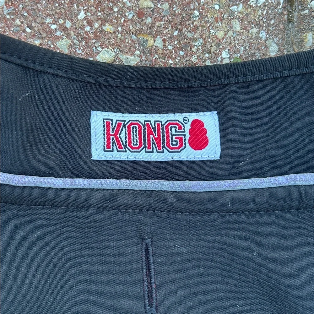 KONG Reversible Microfiber Fleece Vest w/Reflective Trim size Small/Medium